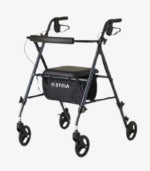 Extra Wide Stand Up Walker Rollator Aluminum Frame - Image 6