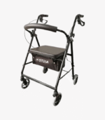 Extra Wide Stand Up Walker Rollator Aluminum Frame - Image 5