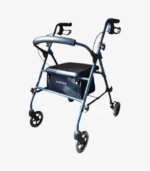 Extra Wide Stand Up Walker Rollator Aluminum Frame - Image 3