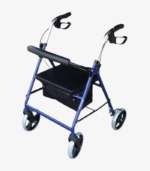 Extra Wide Stand Up Walker Rollator Aluminum Frame - Image 2