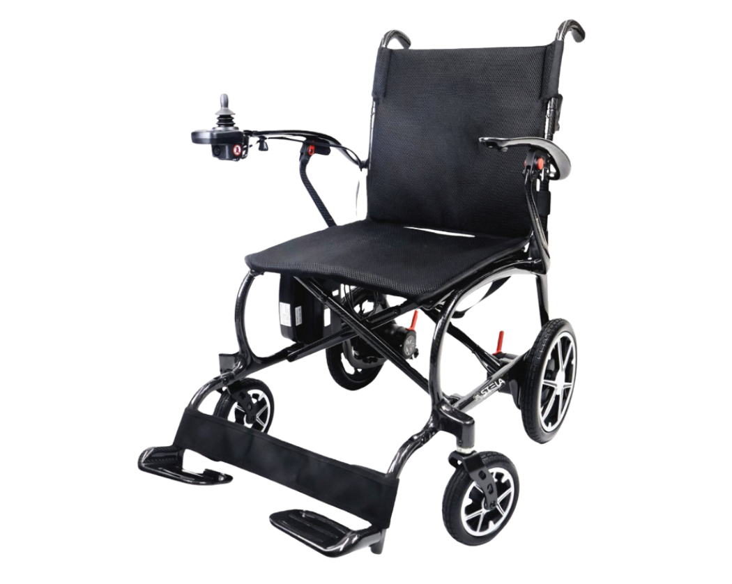 Lightweight Carbon Fiber Electric Wheelchair Dubai UAE Stela eFold60