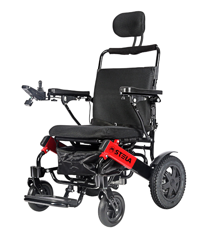 Buy Portable Reclining Electric Wheelchair Dubai UAE - Stela SL40