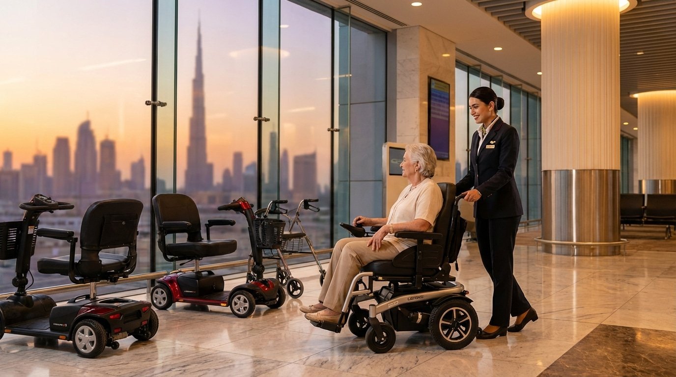wheelchair service Dubai airport