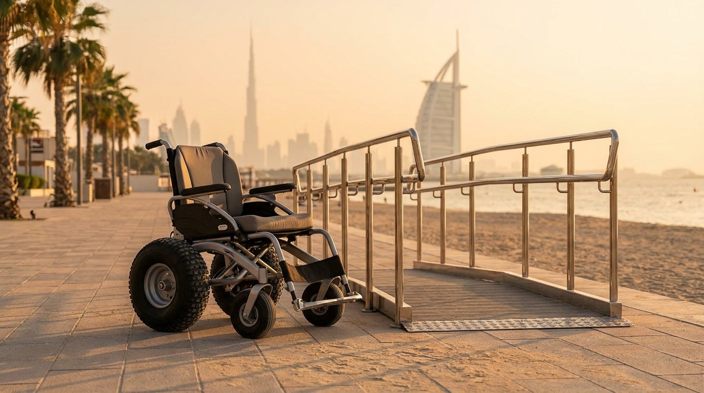 accessible beaches Dubai