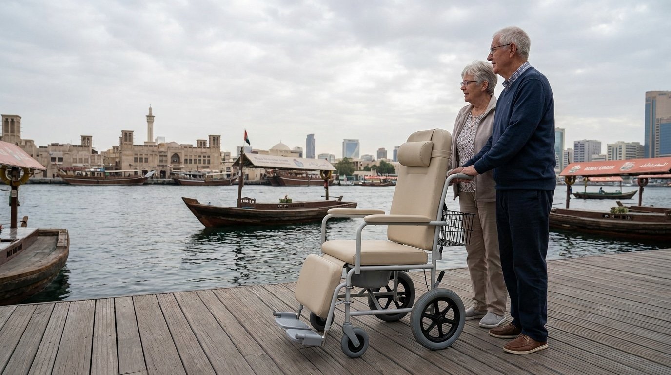 commode chair rental Dubai
