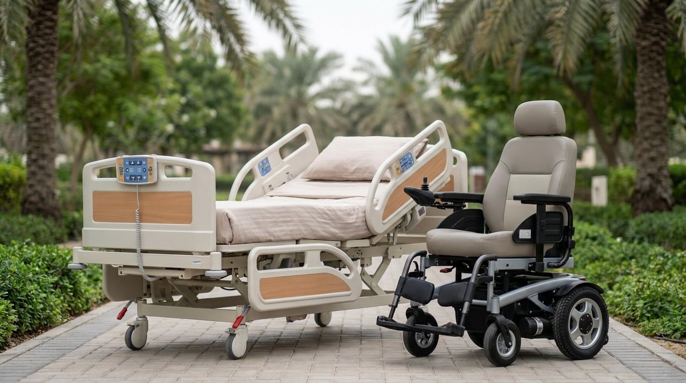 hospital bed rental Dubai
