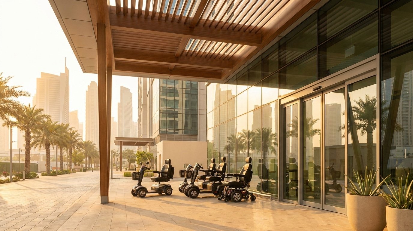 mobility equipment care UAE summer