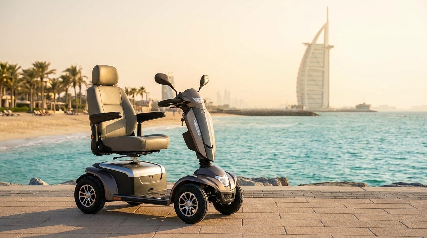 mobility scooter Dubai Parks and Resorts